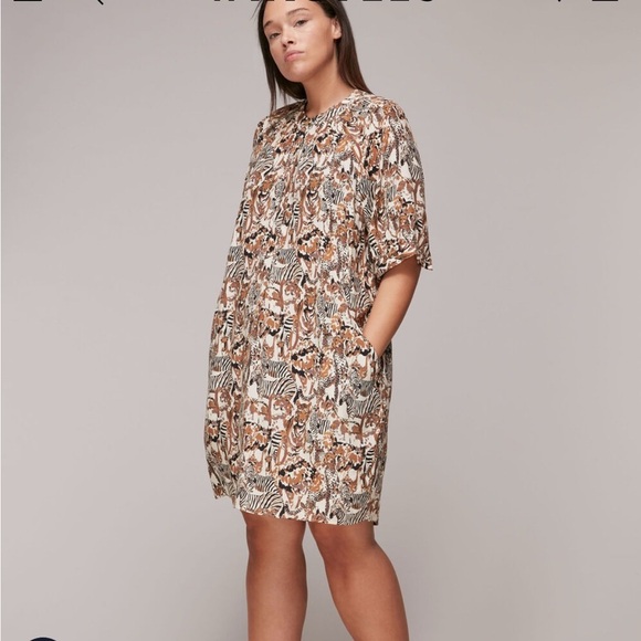 Whistles Dresses & Skirts - Whistles Jungle Safari Animal Print Tunic Dress
